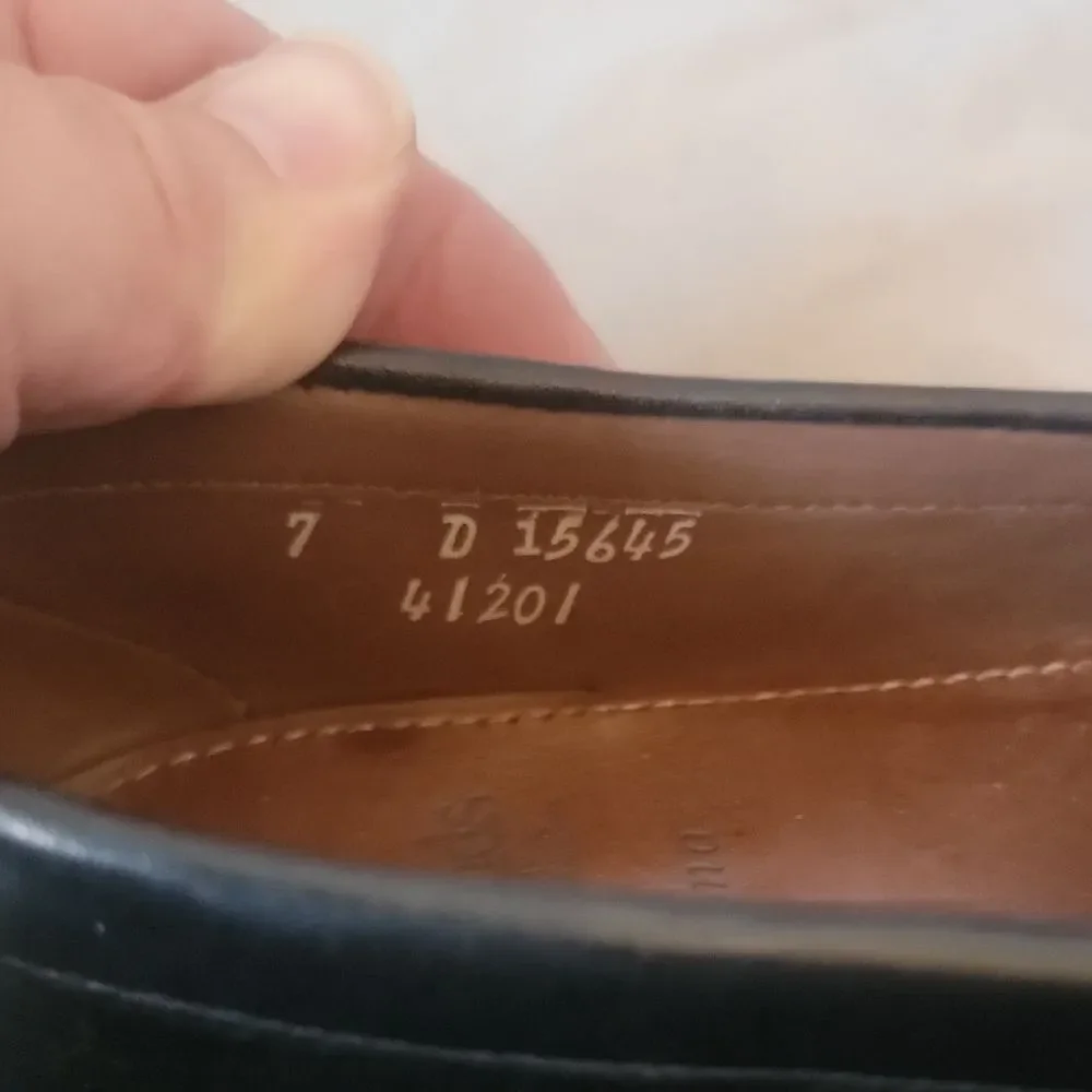 Allen Edmonds Black Leather Slip-On Loafers